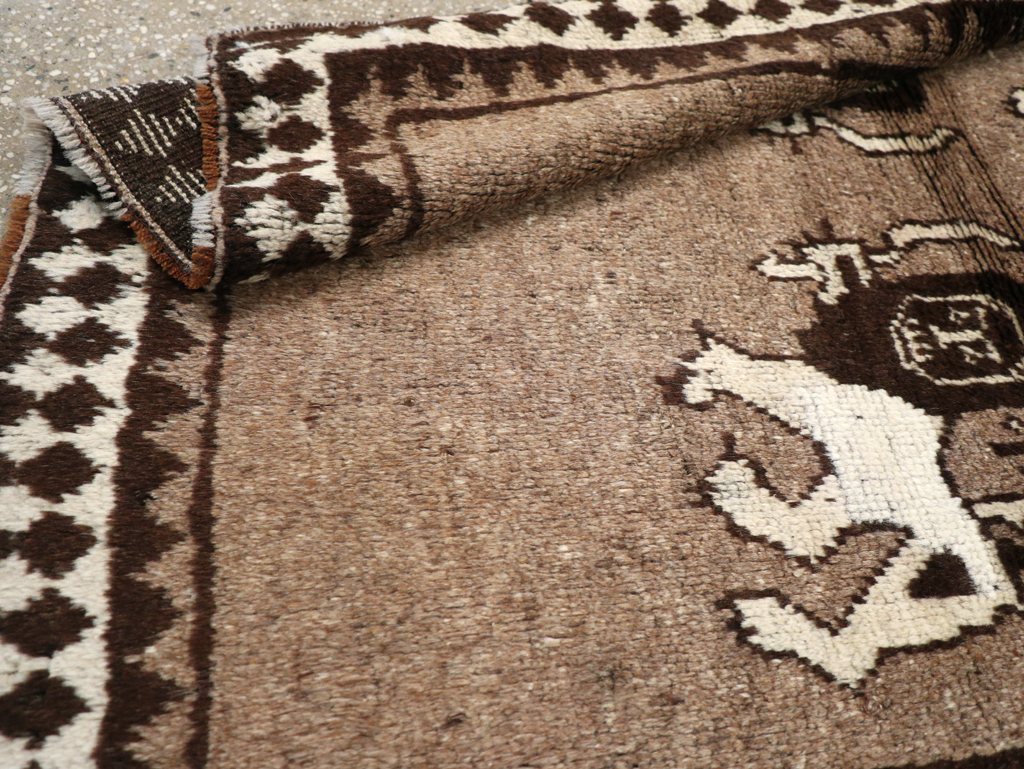 Vintage Persian Gabbeh Pictorial Rug (Pair: 1 of 2), No.13303 - Galerie Shabab