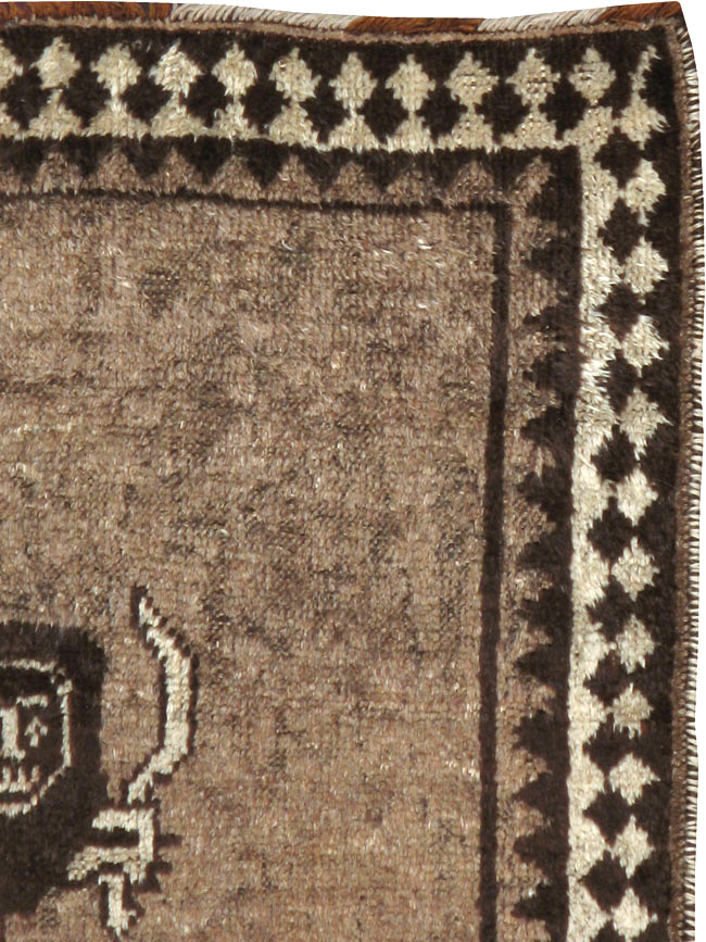 Vintage Persian Gabbeh Pictorial Rug (Pair: 2 of 2), No.13304 - Galerie Shabab