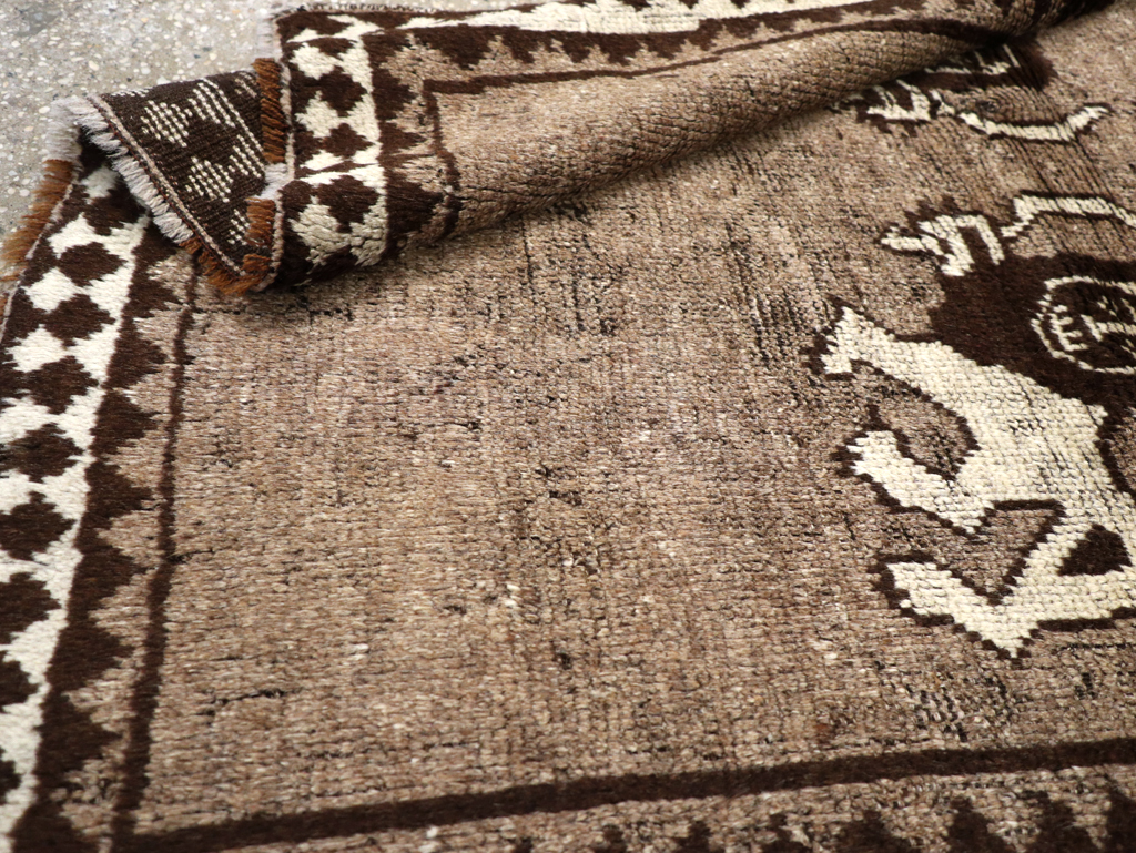 Vintage Persian Gabbeh Pictorial Rug (Pair: 2 of 2), No.13304 - Galerie Shabab