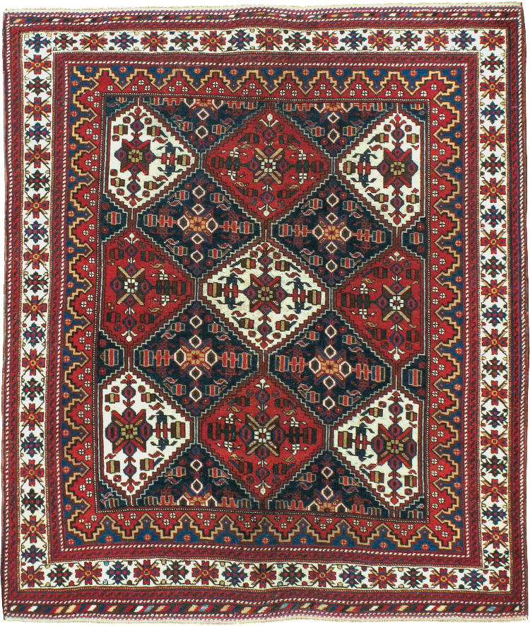 Antique Persian Afshar  Rug, No.13309 - Galerie Shabab