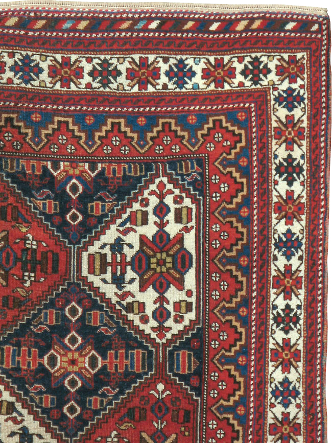 Antique Persian Afshar  Rug, No.13309 - Galerie Shabab