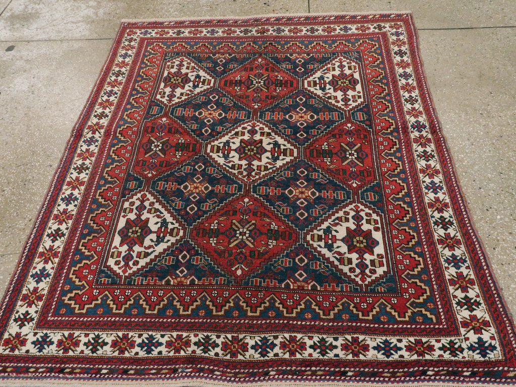 Antique Persian Afshar  Rug, No.13309 - Galerie Shabab