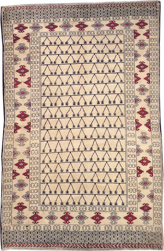 Vintage Persian Baluch Rug, No.13313 - Galerie Shabab