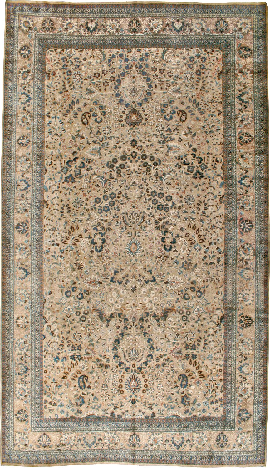 Antique Persian Mashad Carpet, No.13326 - Galerie Shabab