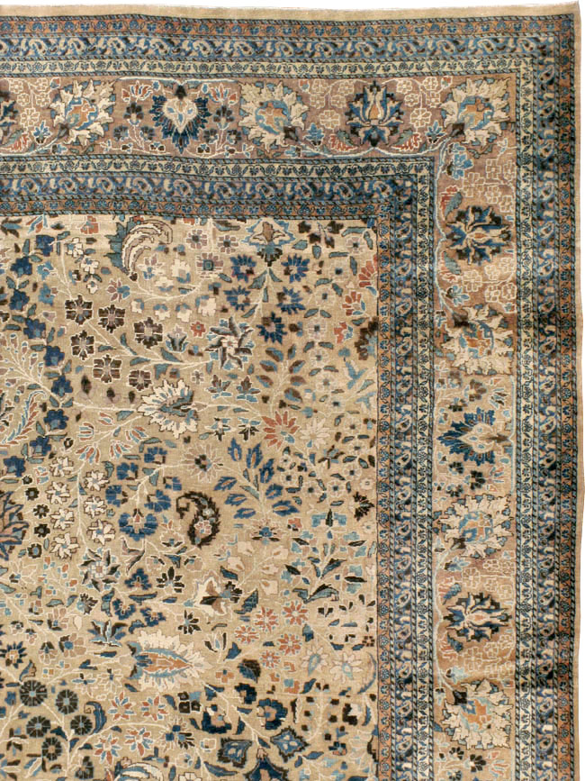 Antique Persian Mashad Carpet, No.13326 - Galerie Shabab
