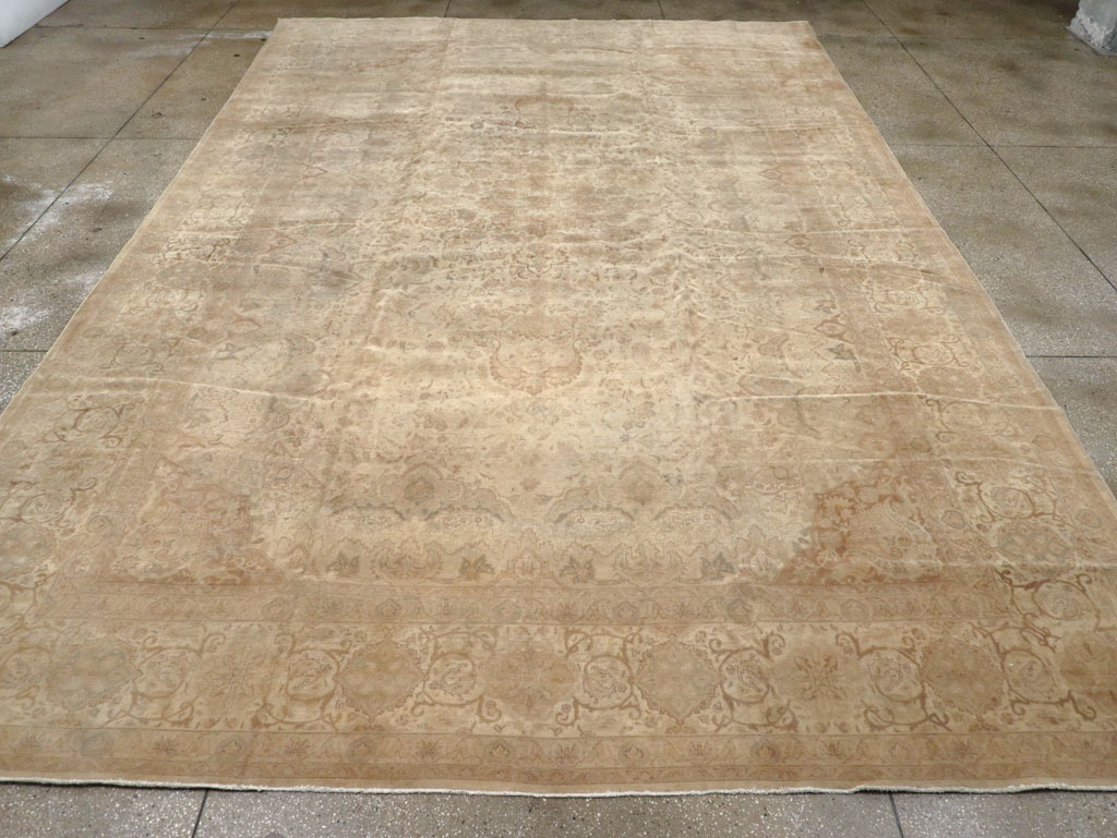 Vintage Persian Tabriz Carpet, No.13334 - Galerie Shabab