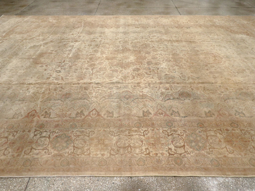 Vintage Persian Tabriz Carpet, No.13334 - Galerie Shabab