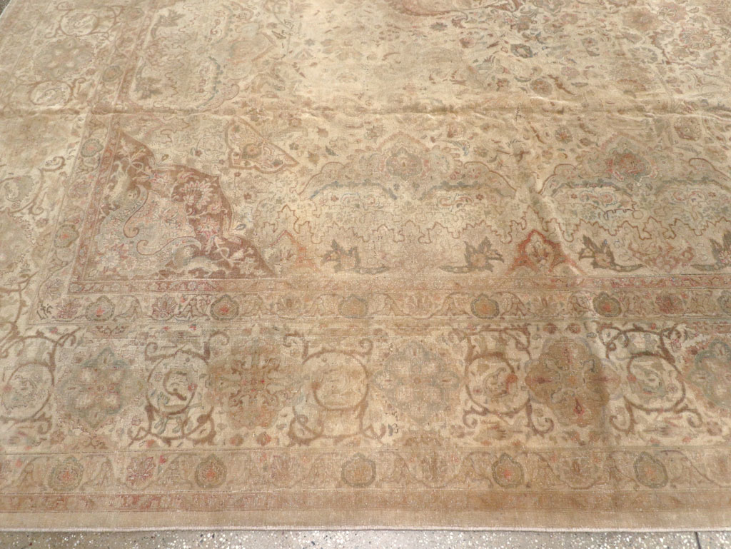 Vintage Persian Tabriz Carpet, No.13334 - Galerie Shabab