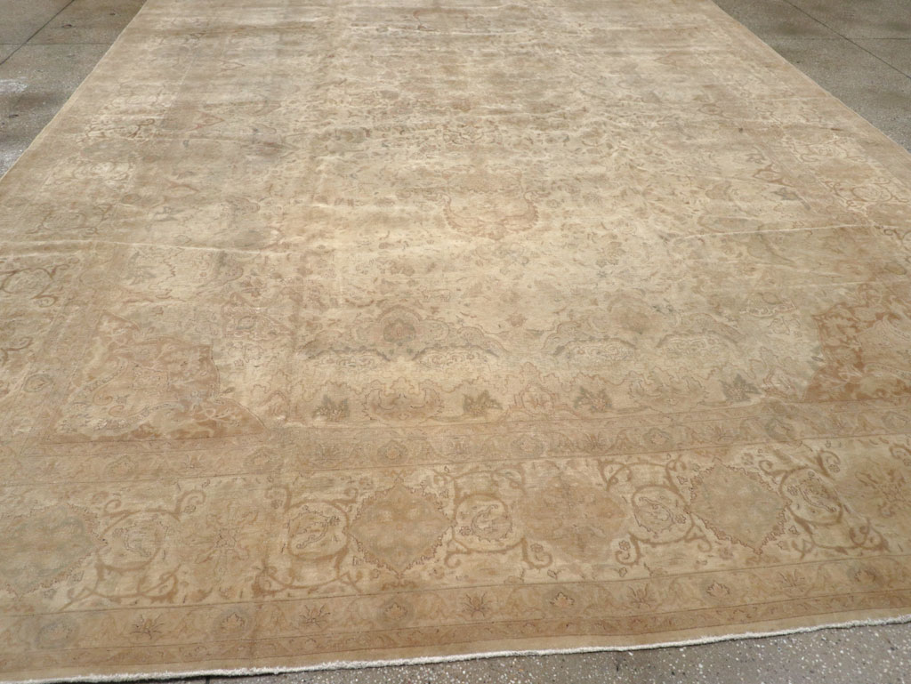 Vintage Persian Tabriz Carpet, No.13334 - Galerie Shabab