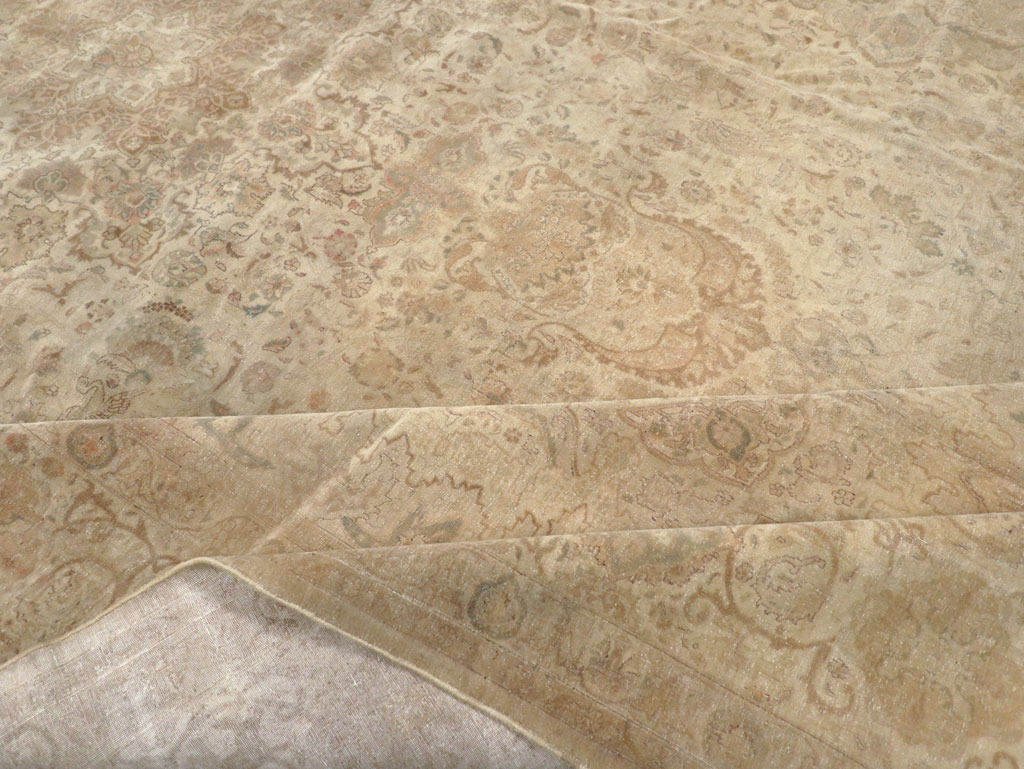 Vintage Persian Tabriz Carpet, No.13334 - Galerie Shabab