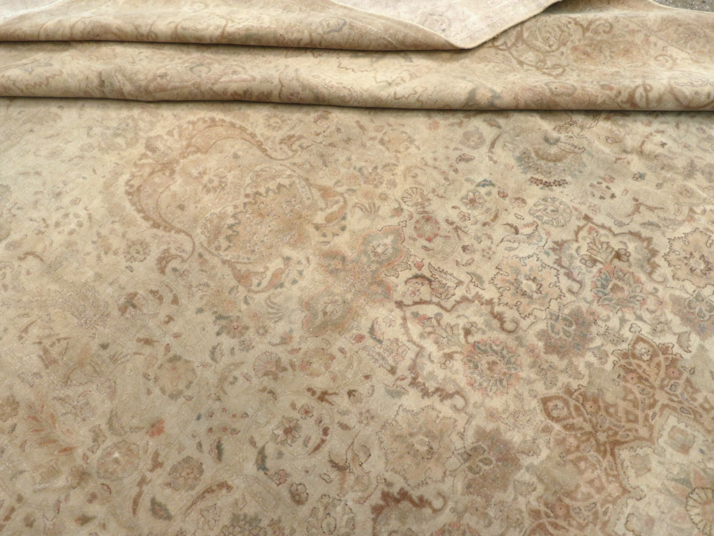 Vintage Persian Tabriz Carpet, No.13334 - Galerie Shabab