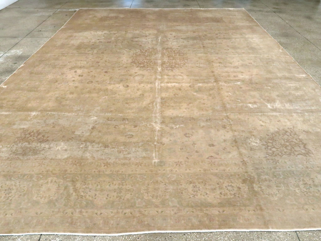 Antique Persian Tabriz Carpet, No.13335 - Galerie Shabab