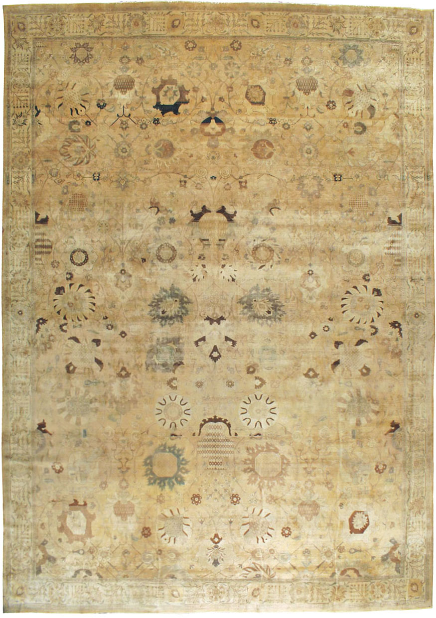 Antique Persian Tabriz Carpet, No.13346 - Galerie Shabab