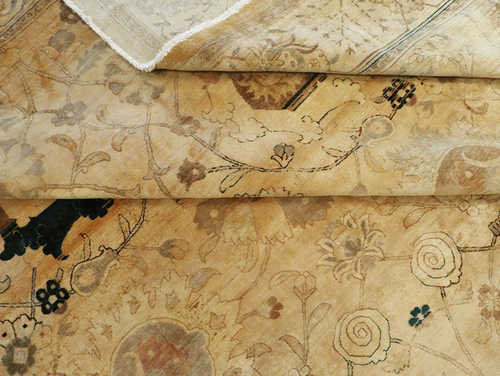 Antique Persian Tabriz Carpet, No.13346 - Galerie Shabab