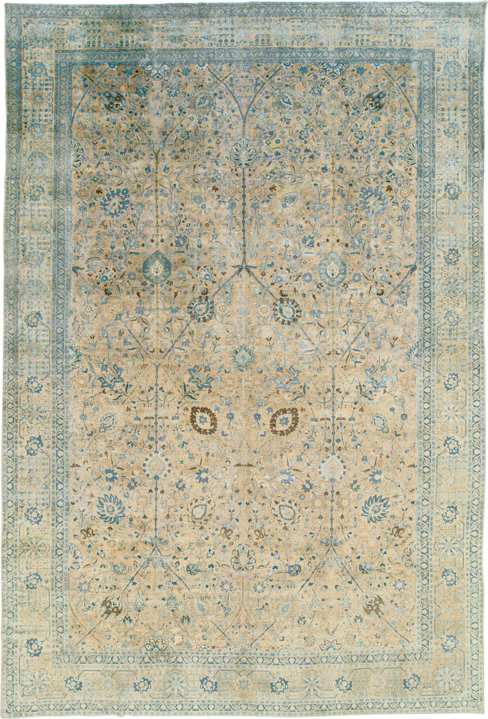 Antique Persian Tabriz Carpet, No.13347 - Galerie Shabab