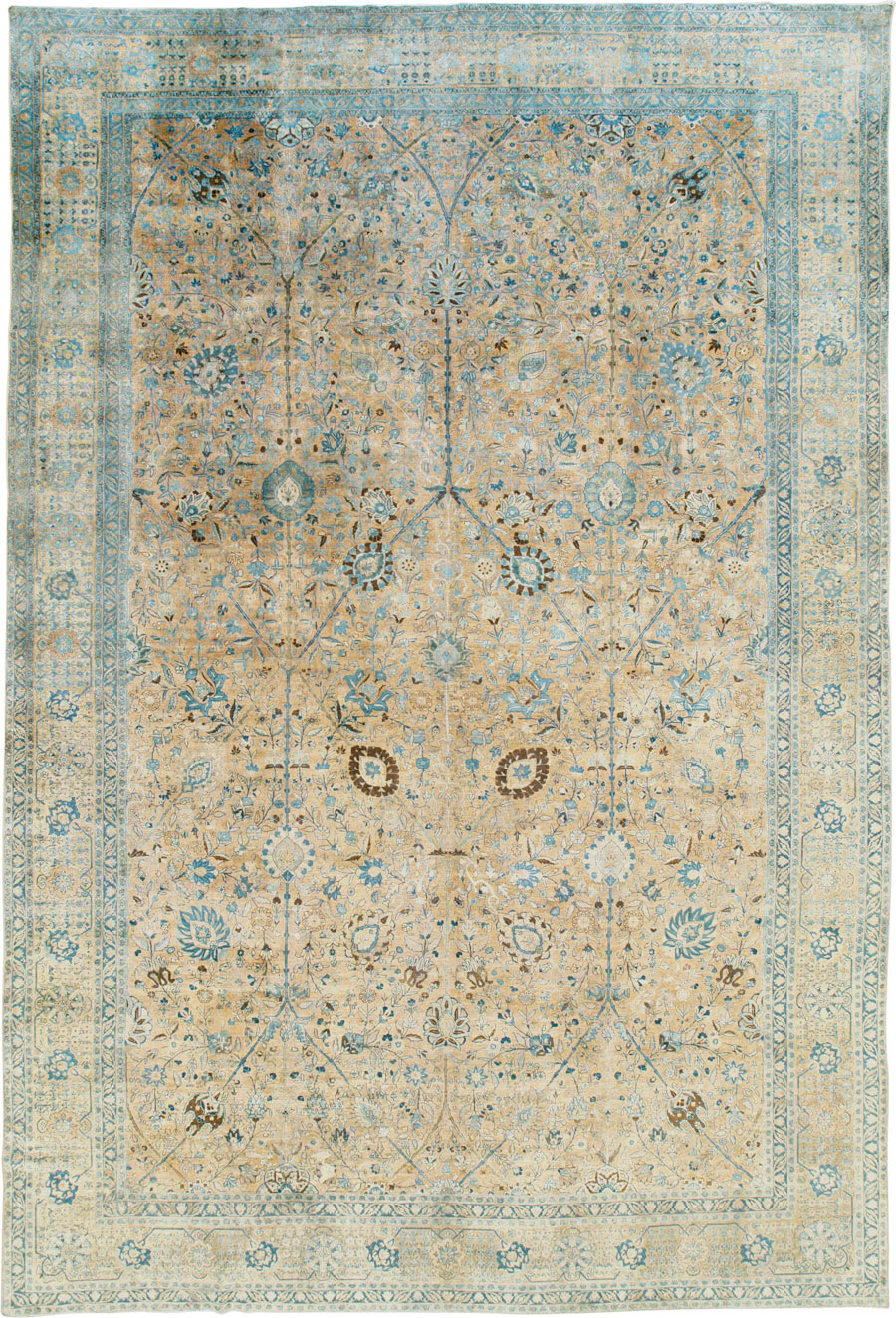 Antique Persian Tabriz Carpet, No.13347 - Galerie Shabab