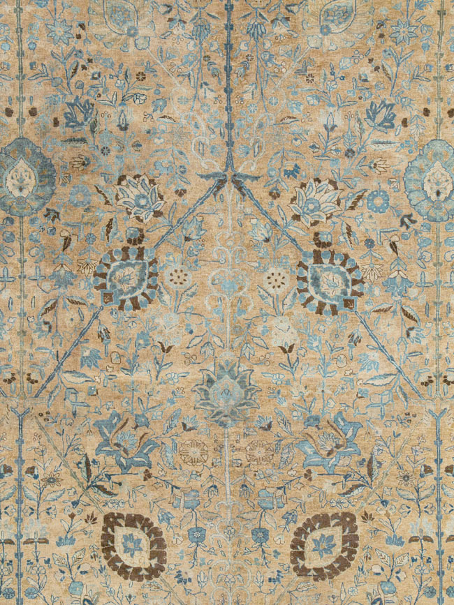 Antique Persian Tabriz Carpet, No.13347 - Galerie Shabab