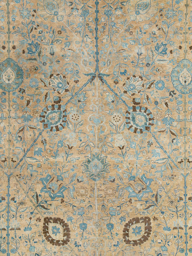 Antique Persian Tabriz Carpet, No.13347 - Galerie Shabab