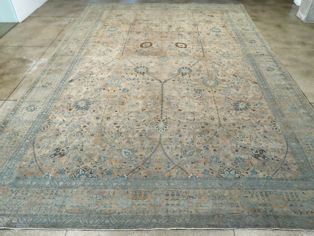 Antique Persian Tabriz Carpet, No.13347 - Galerie Shabab