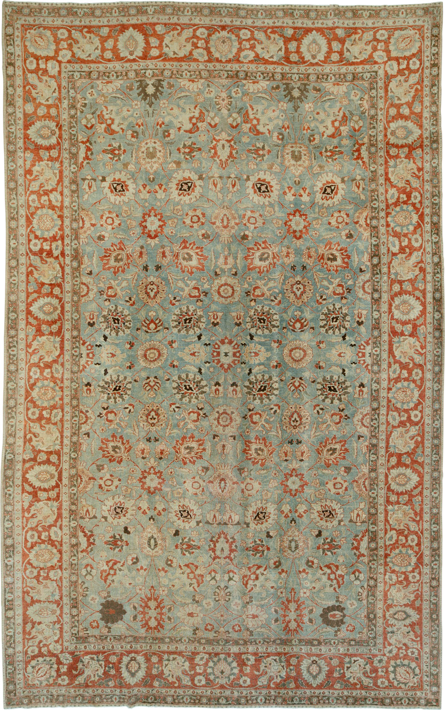 Antique Persian Tabriz Carpet, No.13351 - Galerie Shabab