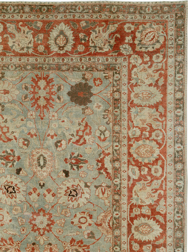 Antique Persian Tabriz Carpet, No.13351 - Galerie Shabab