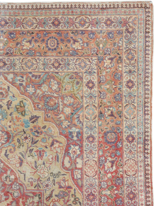 Antique Persian Tabriz Rug, No.13362 - Galerie Shabab
