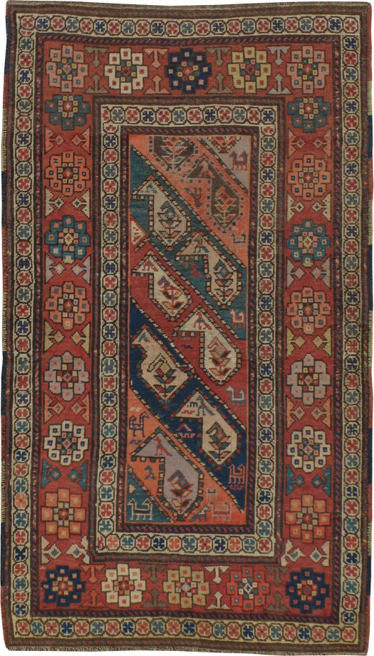 Antique Persian Kurd Rug, No.13371 - Galerie Shabab