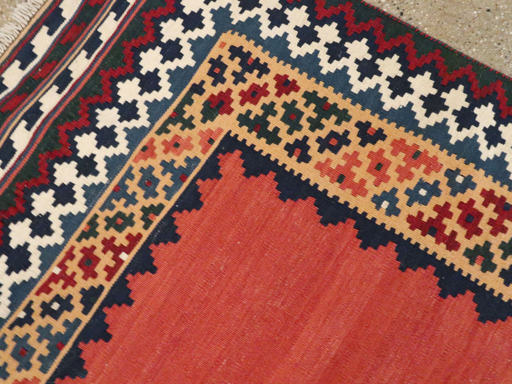 Vintage Persian Pictorial Kilim, No.13396 - Galerie Shabab