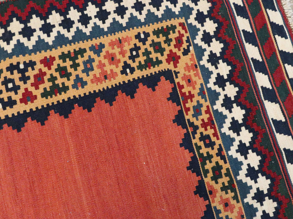 Vintage Persian Pictorial Kilim, No.13396 - Galerie Shabab