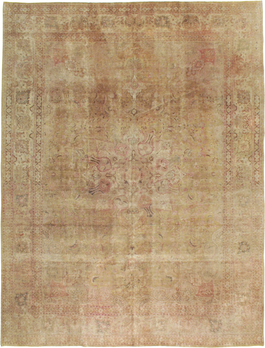 Antique Persian Tabriz Carpet, No.13399 - Galerie Shabab