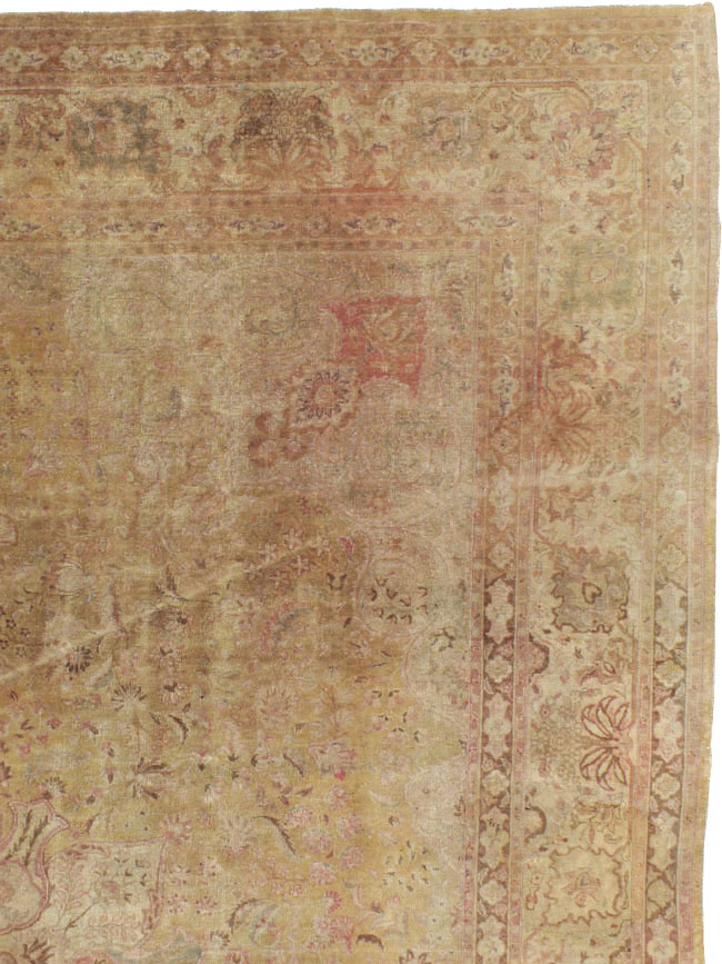 Antique Persian Tabriz Carpet, No.13399 - Galerie Shabab