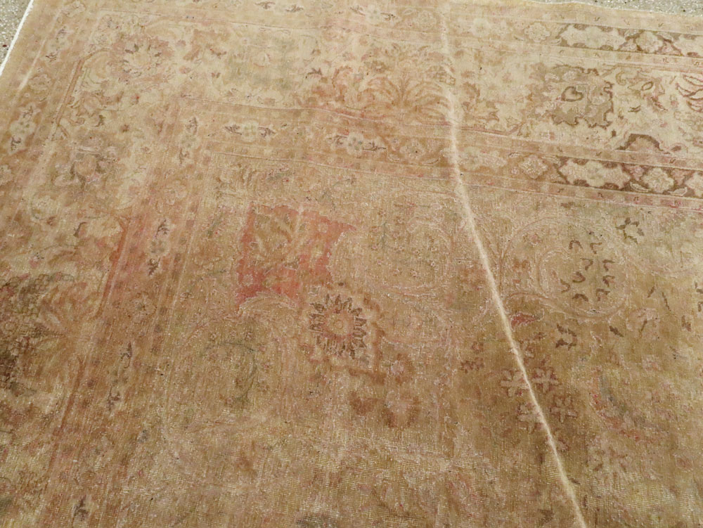 Antique Persian Tabriz Carpet, No.13399 - Galerie Shabab