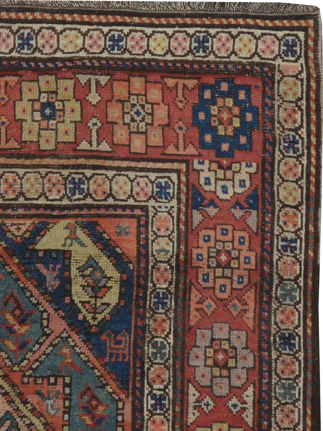 Antique Persian Kurdish Rug, No.13404 - Galerie Shabab