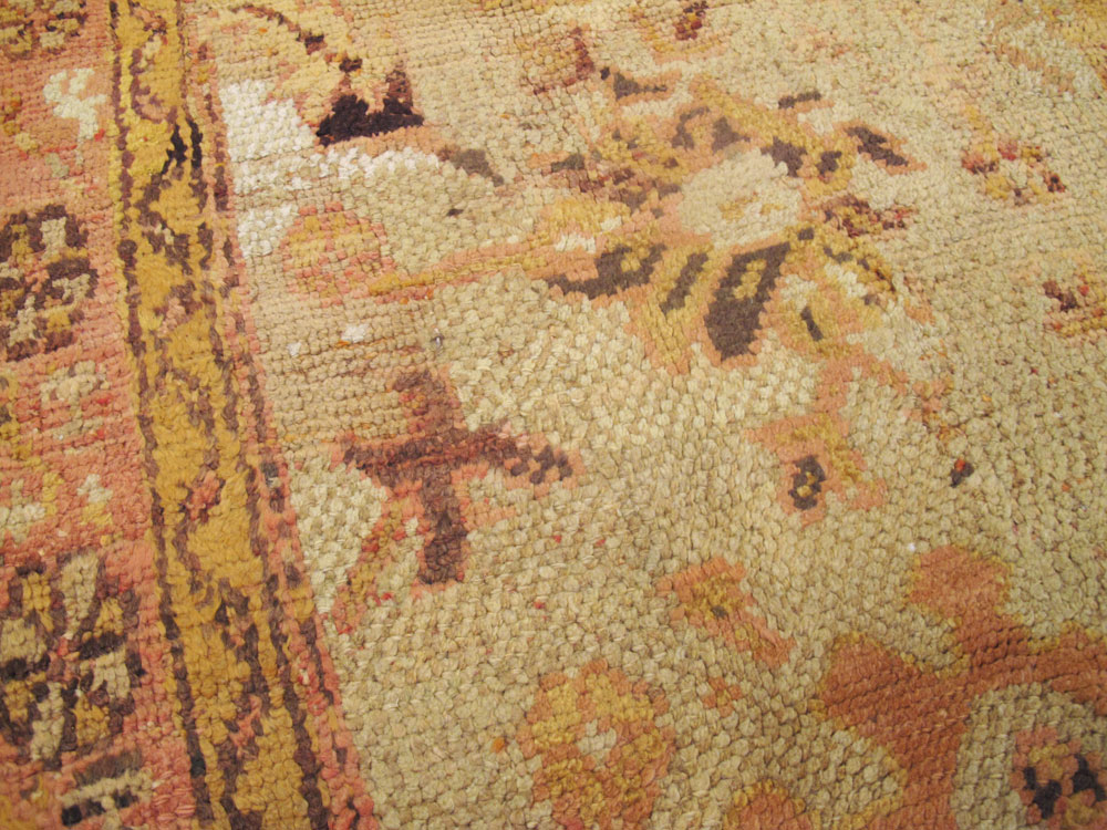 Antique Turkish Oushak Rug, No.13407 - Galerie Shabab