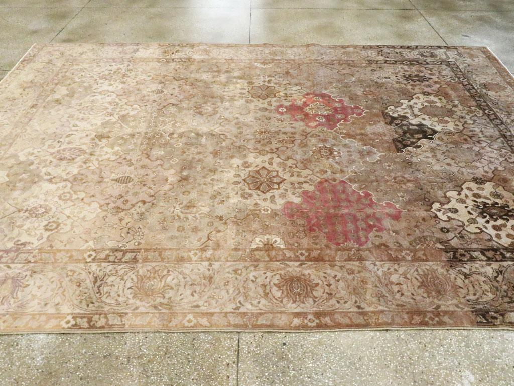 Antique Persian Tabriz Carpet, No.13411 - Galerie Shabab