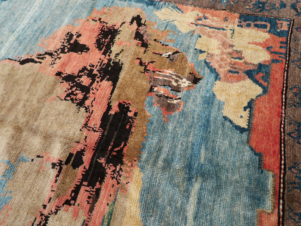 Vintage Persian Gabbeh Pictorial Rug, No.13419 - Galerie Shabab