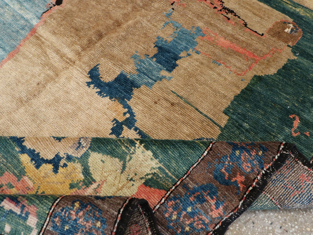Vintage Persian Gabbeh Pictorial Rug, No.13419 - Galerie Shabab