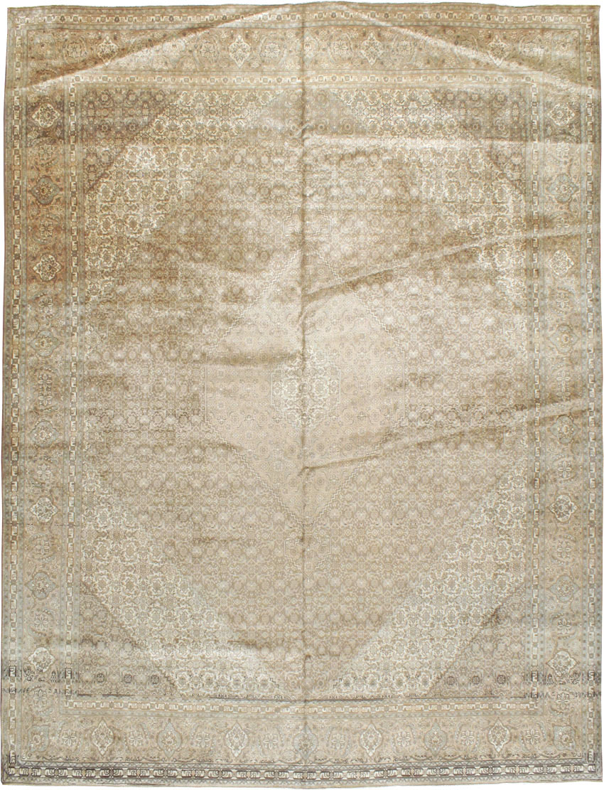 Vintage Persian Tabriz Carpet, No.13420 - Galerie Shabab