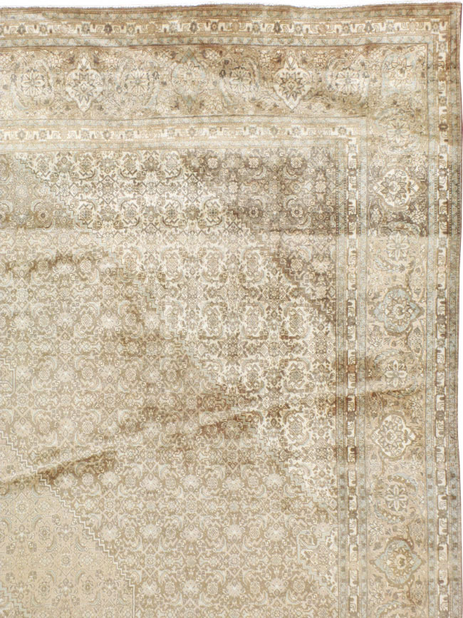 Vintage Persian Tabriz Carpet, No.13420 - Galerie Shabab