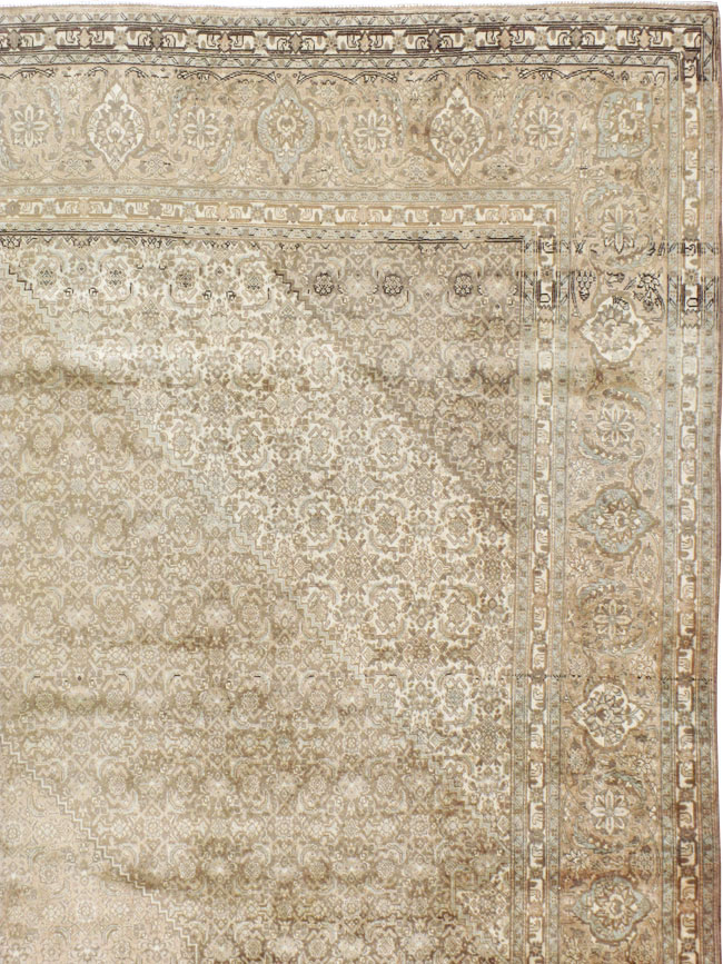 Vintage Persian Tabriz Carpet, No.13420 - Galerie Shabab