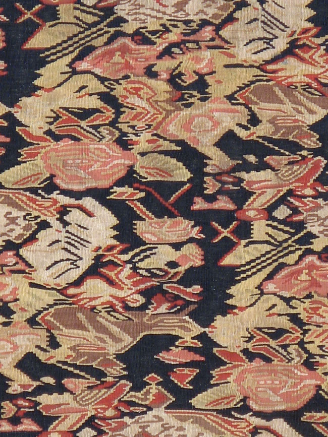 Antique Persian Senneh Kilim, No.13433 - Galerie Shabab