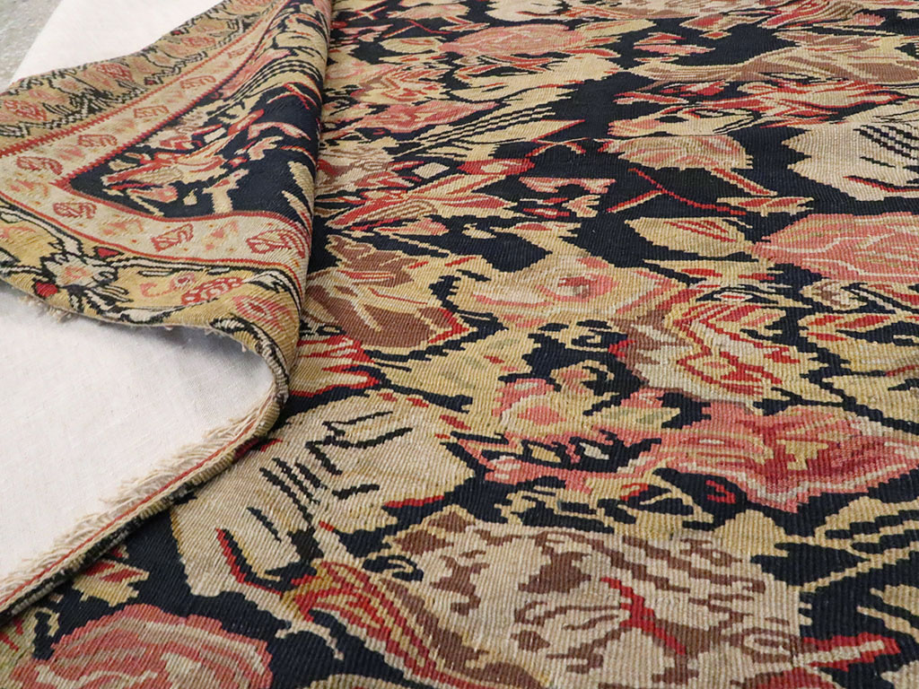 Antique Persian Senneh Kilim, No.13433 - Galerie Shabab