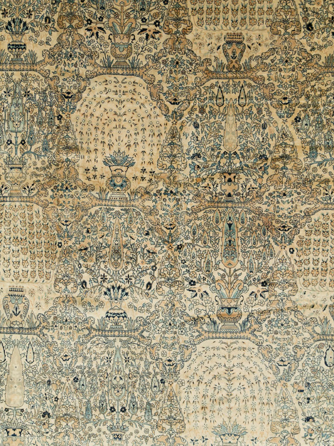 Vintage Indian Lahore Oversize Carpet, No.13446 - Galerie Shabab