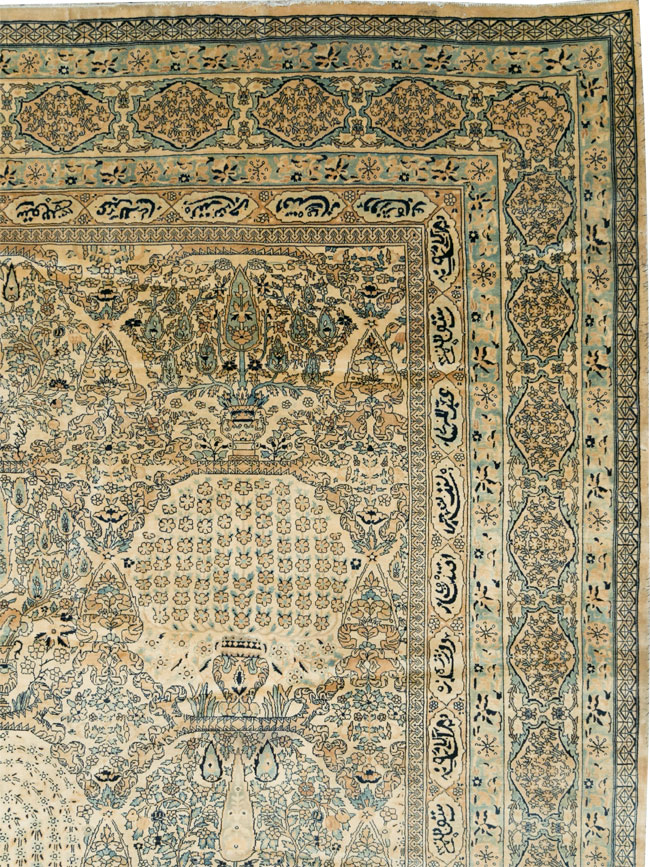Vintage Indian Lahore Oversize Carpet, No.13446 - Galerie Shabab
