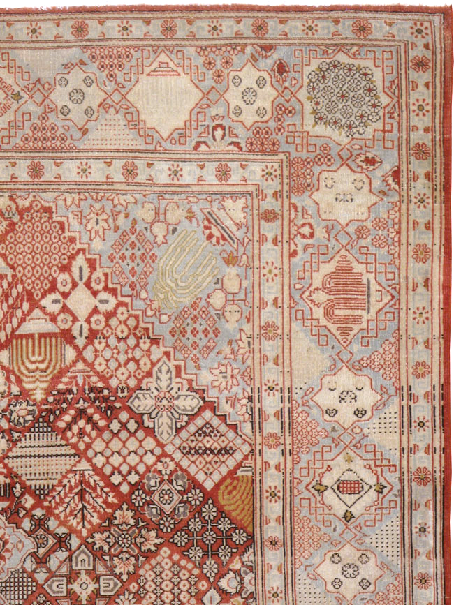 Vintage Persian Kashan Rug, No.13477 - Galerie Shabab