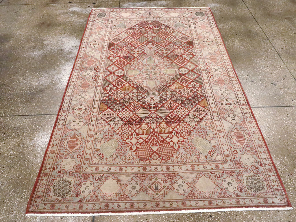 Vintage Persian Kashan Rug, No.13477 - Galerie Shabab