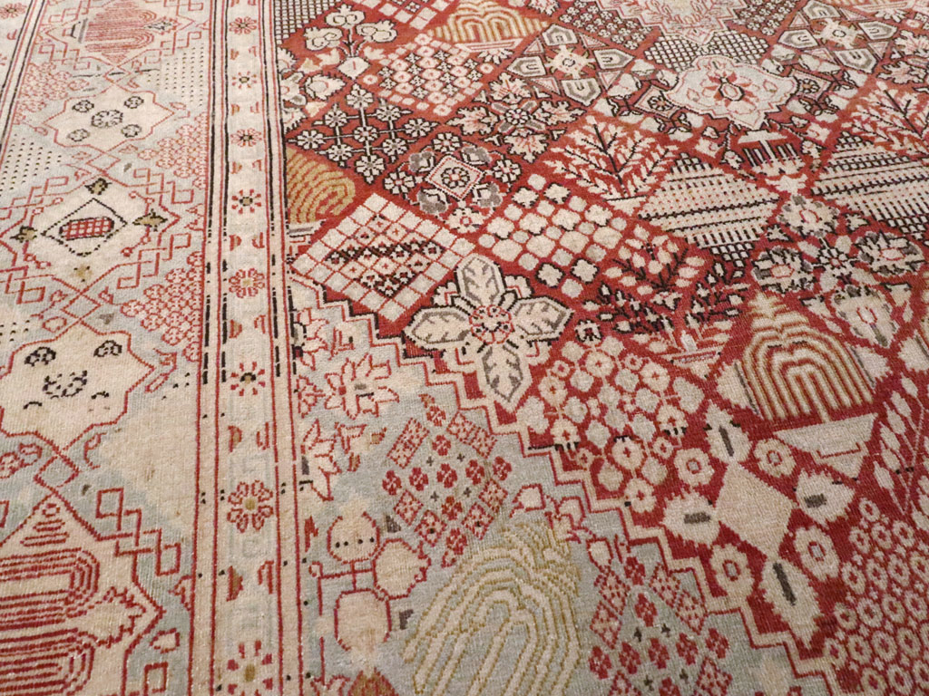 Vintage Persian Kashan Rug, No.13477 - Galerie Shabab