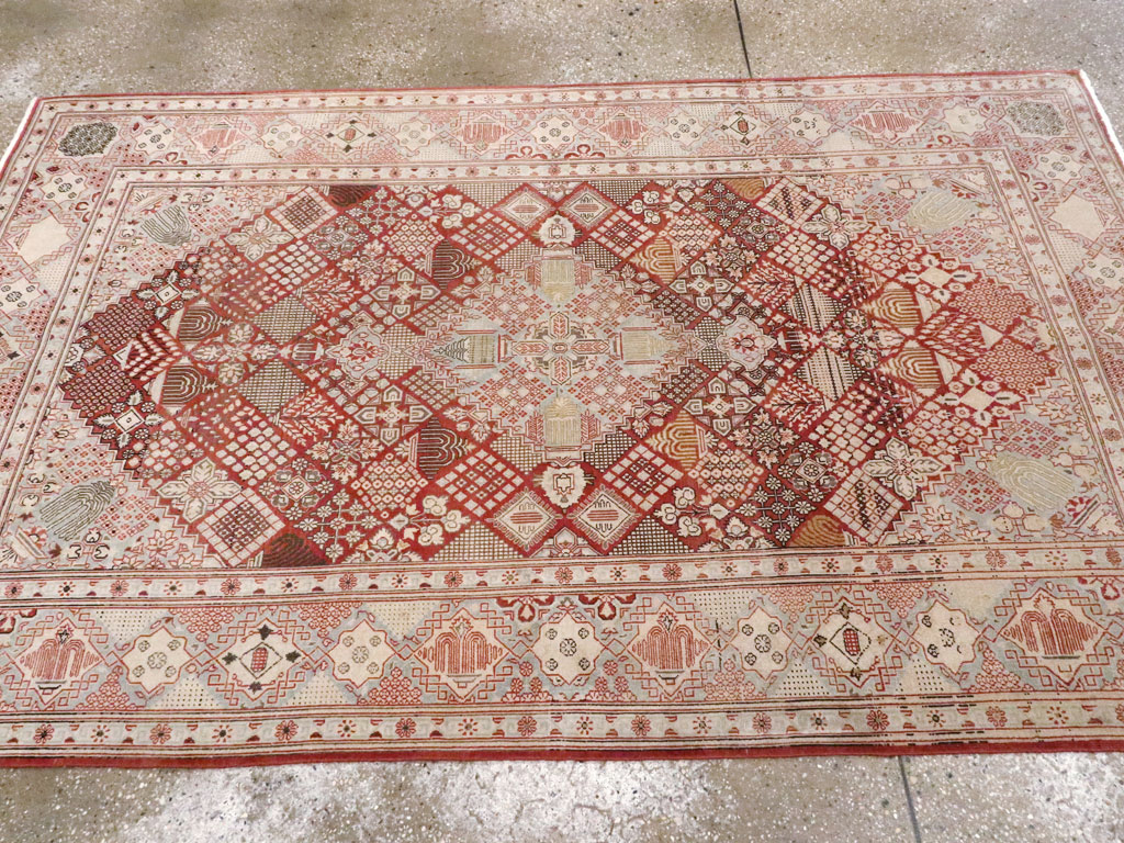 Vintage Persian Kashan Rug, No.13477 - Galerie Shabab