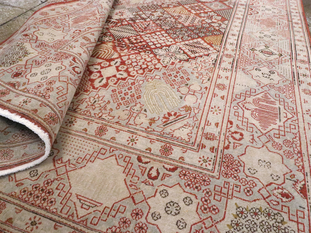 Vintage Persian Kashan Rug, No.13477 - Galerie Shabab