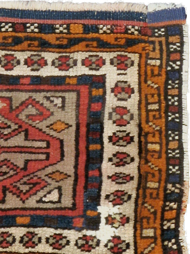 Antique Kurdish Persian Rug (Pair: 1 of 2), No.13497 - Galerie Shabab